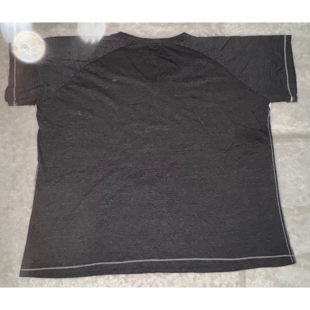 Ohio State Buckeyes Womens 4X V Neck Shirt Gray Football Gameday Plus Size OSU - Picture 2 of 4